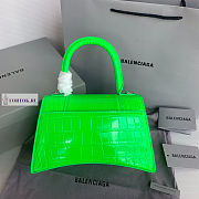 Balenciaga Hourglass Neon Green 23x10x14cm - 4