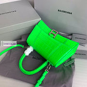 Balenciaga Hourglass Neon Green 23x10x14cm - 3