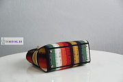 Dior Medium Lady D-Lite Bayadère D-Stripes 24x20x11cm - 6
