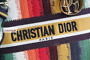 Dior Medium Lady D-Lite Bayadère D-Stripes 24x20x11cm - 2