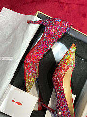 Christian Louboutin Red and Gold Pumps 10cm - 5