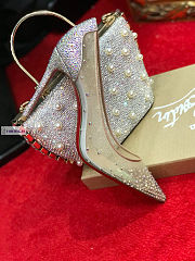 Christian Louboutin Crystal White Pumps 10cm - 2