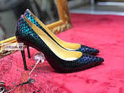 Christian Louboutin Snake Skin Pumps 10cm - 5