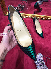 Christian Louboutin Snake Skin Pumps 10cm - 3