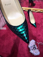 Christian Louboutin Snake Skin Pumps 10cm - 2