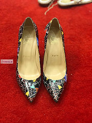 Christian Louboutin Pigalle Follies Black Patent Leather Pumps - 1