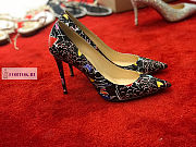 Christian Louboutin Pigalle Follies Black Patent Leather Pumps - 5