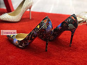 Christian Louboutin Pigalle Follies Black Patent Leather Pumps - 3