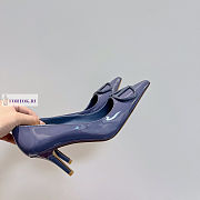 Valentino Logo Pumps Blue 7.5cm - 5