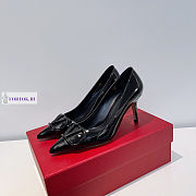 Valentino Logo Pumps Black 7.5cm - 3