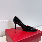 Valentino Logo Pumps Black 7.5cm - 2