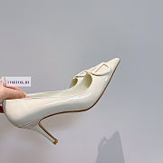Valentino Logo Pumps White 7.5cm - 3