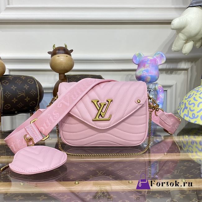 LV New Wave Multi Pochette in Pink M56461 21x13x6.5cm - 1