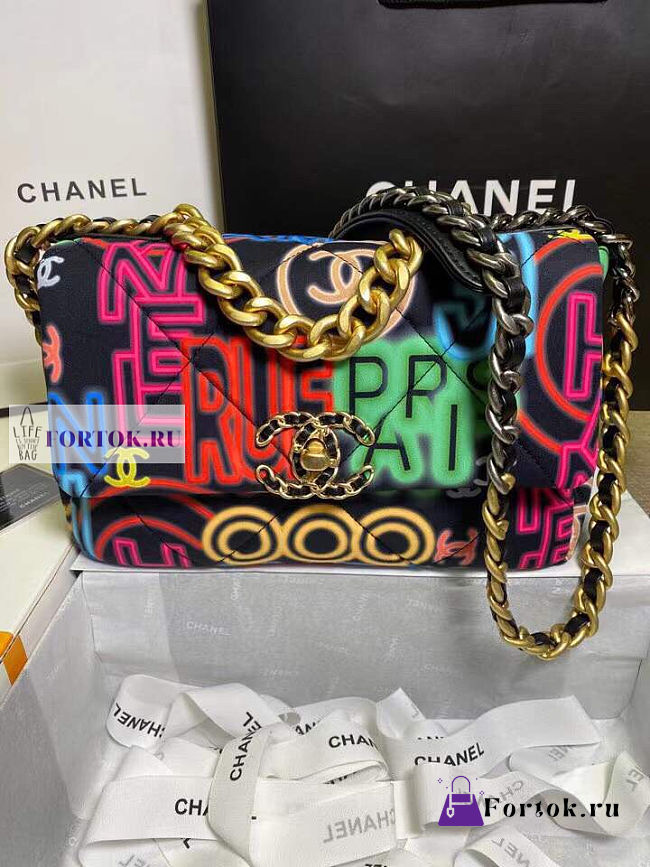 Bolsa CN 19 Black Neon 26x16x9cm - 1