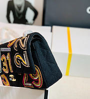 CN Flap Bag Tweed Multicolor 25cm - 5