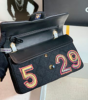 CN Flap Bag Tweed Multicolor 25cm - 6