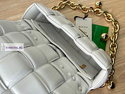 Bottega Veneta Chain Cassette Intrecciato-leather White bag - 2