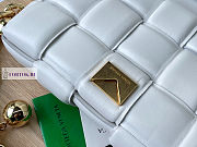 Bottega Veneta Chain Cassette Intrecciato-leather White bag - 4
