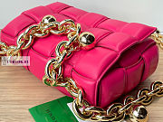 Bottega Veneta Chain Cassette Intrecciato-leather Pink bag - 6