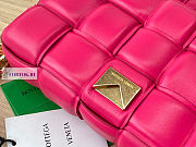 Bottega Veneta Chain Cassette Intrecciato-leather Pink bag - 5