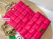 Bottega Veneta Chain Cassette Intrecciato-leather Pink bag - 3
