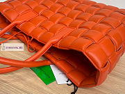 Bottega Veneta Maxi Intreccio Orange Bag 50x42x18cm - 3