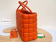 Bottega Veneta Maxi Intreccio Orange Bag 50x42x18cm - 4