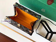 Goyard Minaudière Trunk Black Bag 16.5x11.5x5cm - 4