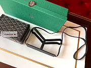 Goyard Minaudière Trunk Black Bag 16.5x11.5x5cm - 3