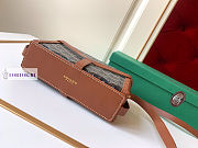 Goyard Minaudière Trunk Brown Bag 16.5x11.5x5cm - 5