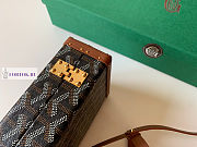 Goyard Minaudière Trunk Brown Bag 16.5x11.5x5cm - 4