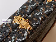 Goyard Minaudière Trunk Brown Bag 16.5x11.5x5cm - 3