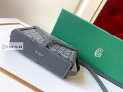 Goyard Minaudière Trunk Grey Bag 16.5x11.5x5cm - 3