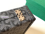 Goyard Minaudière Trunk Grey Bag 16.5x11.5x5cm - 2