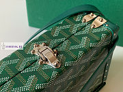 Goyard Minaudière Trunk Green Bag 16.5x11.5x5cm - 3