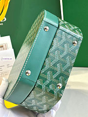 Goyard Alto Hatbox Bag Green 16.5x7x18cm - 4