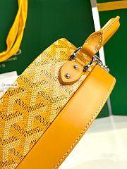 Goyard Alto Hatbox Bag Yellow 16.5x7x18cm - 3