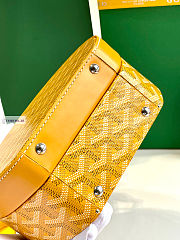 Goyard Alto Hatbox Bag Yellow 16.5x7x18cm - 2