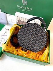 Goyard Alto Hatbox Bag Black 16.5x7x18cm - 1