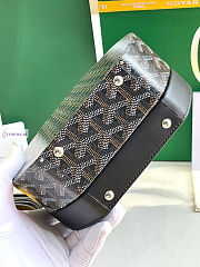 Goyard Alto Hatbox Bag Black 16.5x7x18cm - 5