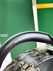 Goyard Alto Hatbox Bag Black 16.5x7x18cm - 3