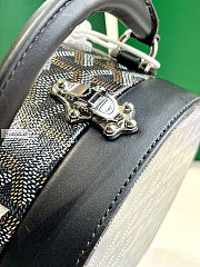Goyard Alto Hatbox Bag Black 16.5x7x18cm - 4