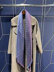 Gucci Warm Shawl Wrap Purple Scarf - 1