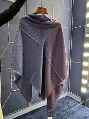 Gucci Warm Shawl Wrap Purple Scarf - 4