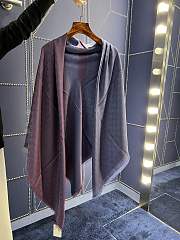 Gucci Warm Shawl Wrap Purple Scarf - 2