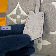 LV Montaigne BB Grey Empreinte Leather M41053 29x20x13cm - 5