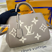 LV Montaigne BB Grey Empreinte Leather M41053 29x20x13cm - 2