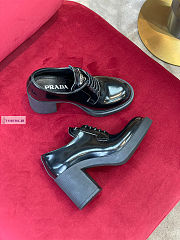 Prada Black Leather Boots 7.5cm - 3