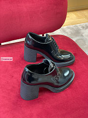 Prada Black Leather Boots 7.5cm - 4