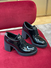 Prada Black Leather Boots 7.5cm - 6
